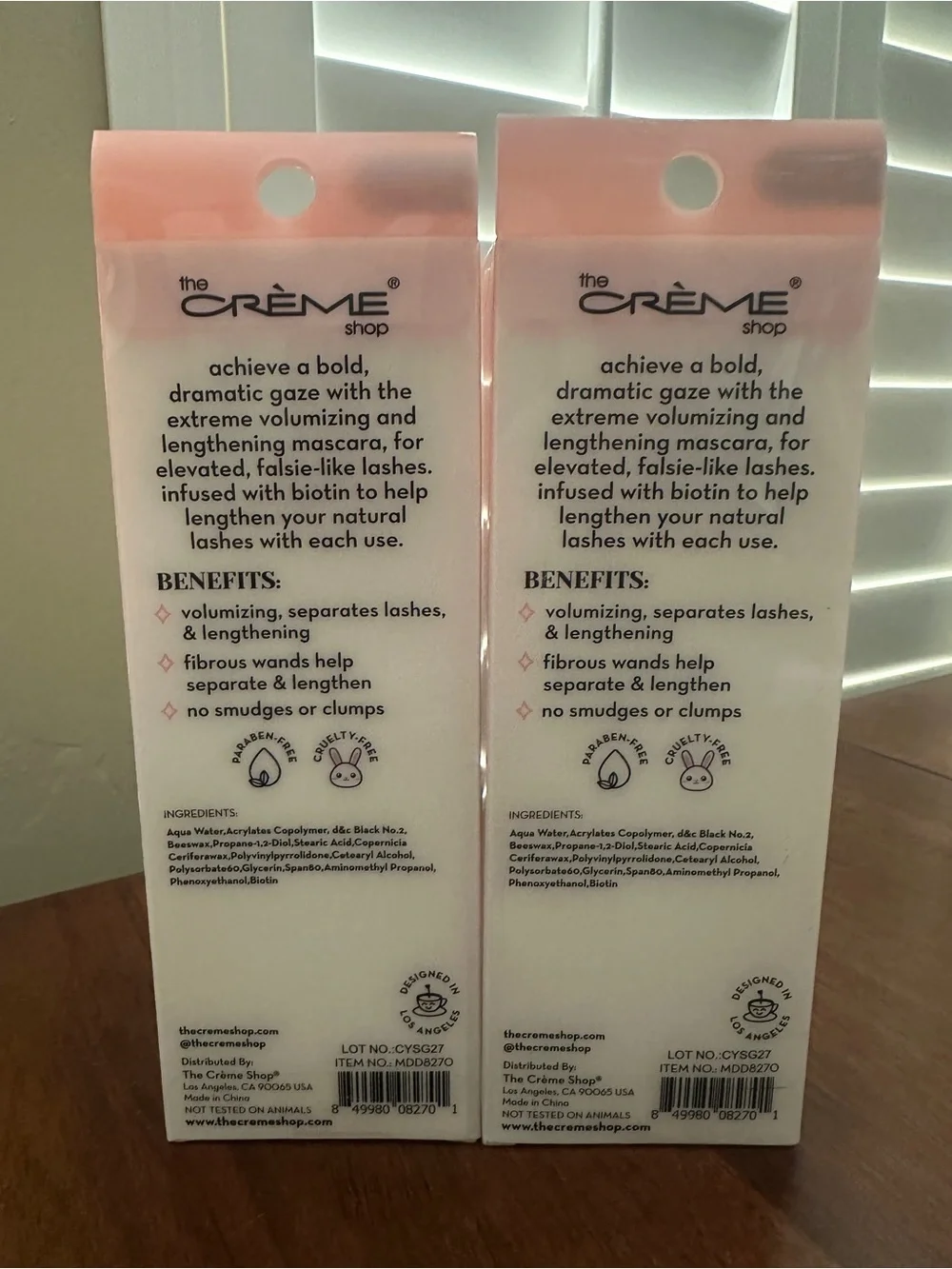The Crème Shop Mascara Duo -